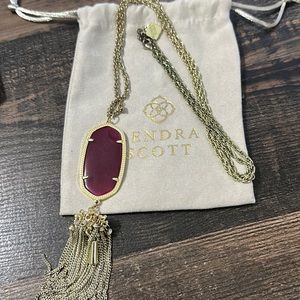 Kendra Scott necklace with tassel